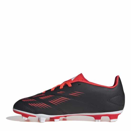 Adidas Predator 24 Club Junior Flexible Ground Football Boots Black/White/Red 