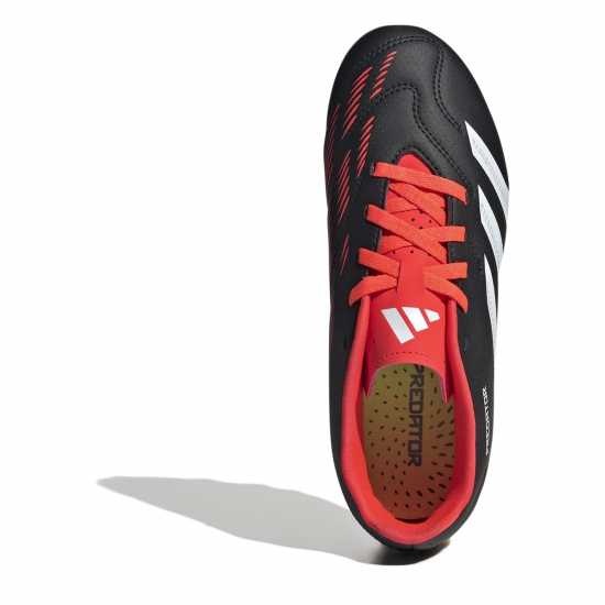 Adidas Predator 24 Club Junior Flexible Ground Football Boots Black/White/Red 