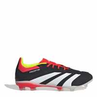Adidas Predator 24 Elite Junior Firm Ground Football Boots Черно/Бяло/Червено Детски футболни бутонки