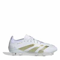 Adidas Predator Elite Juniors Firm Ground Football Boots Ftwr White 