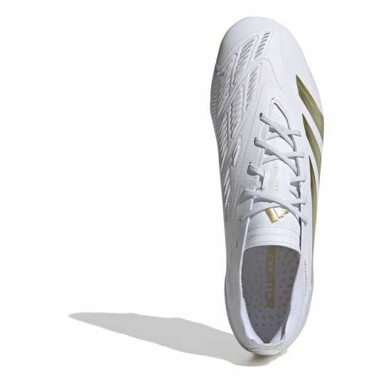 Adidas Predator Elite Juniors Firm Ground Football Boots Ftwr White 