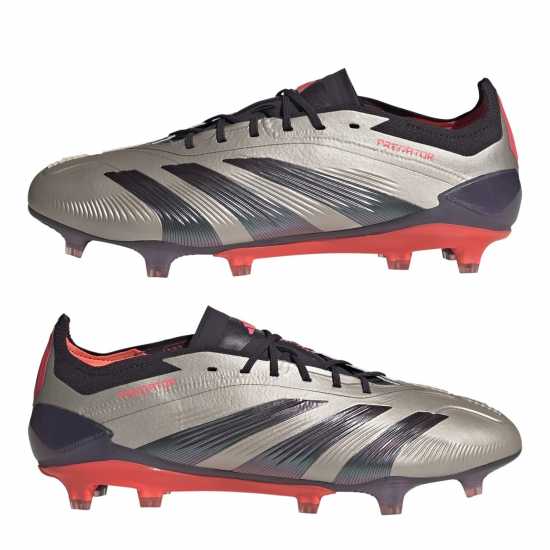 Детски футболни бутонки Adidas Predator Elite Juniors Firm Ground Football Boots platin met. Adidas Predator Elite Juniors Firm Ground Football Boots platin met. Детски футболни бутонки