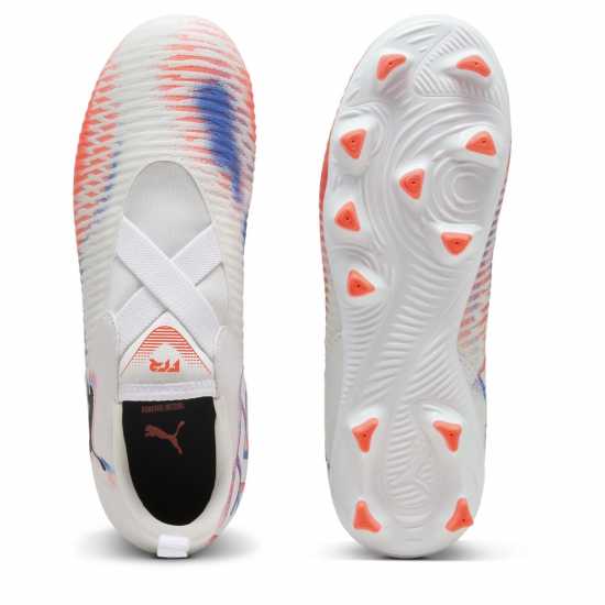 Детски футболни бутонки Puma Future 8 Academy Laceless Juniors Firm Ground Football Boots Puma Future 8 Academy Laceless Juniors Firm Ground Football Boots Детски футболни бутонки