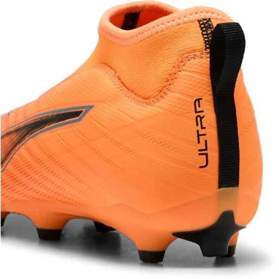 Puma Ultra 5 Match Laceless Junior Firm Ground Football Boots Оранжево/Черно 
