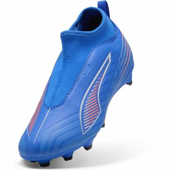 Детски футболни бутонки Puma Ultra 5 Match Laceless Junior Firm Ground Football Boots Puma Ultra 5 Match Laceless Junior Firm Ground Football Boots Детски футболни бутонки