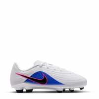 Nike Tiempo Club Junior Firm Ground Football Boots Blue/Wht/Pink 