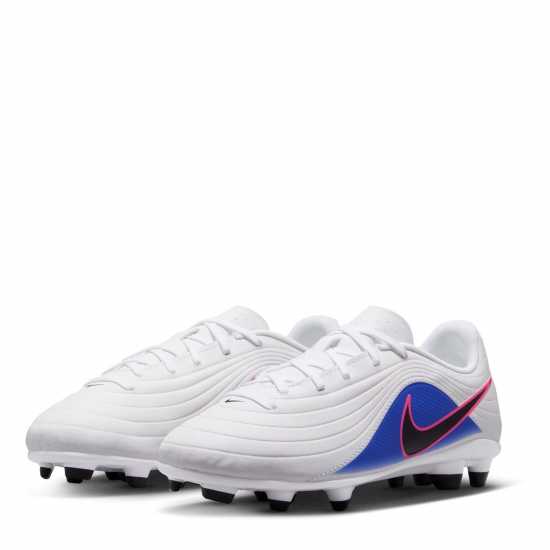 Nike Tiempo Club Junior Firm Ground Football Boots Blue/Wht/Pink Nike Tiempo Club Junior Firm Ground Football Boots Blue/Wht/Pink