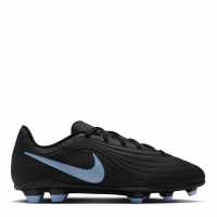 Nike Tiempo Club Junior Firm Ground Football Boots Black/Blue 
