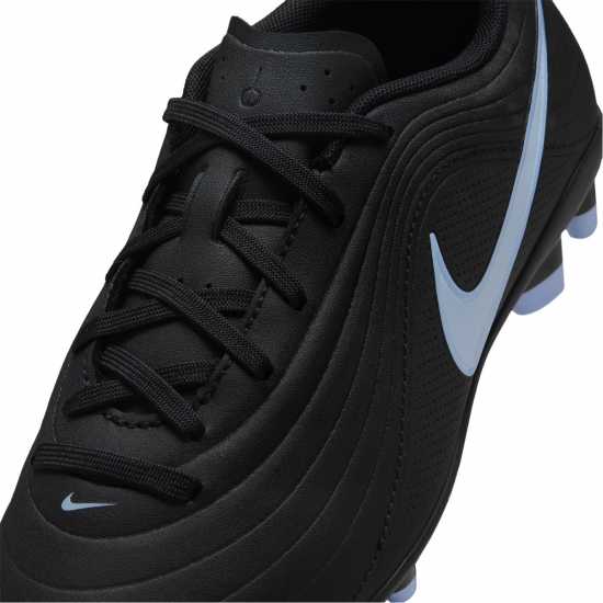 Nike Tiempo Club Junior Firm Ground Football Boots Black/Blue Nike Tiempo Club Junior Firm Ground Football Boots Black/Blue