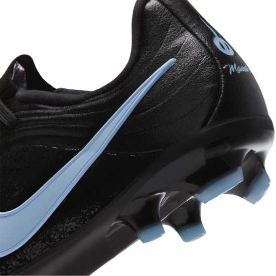 Nike Kids  Tiempo Academy Firm Ground Football Boots Black/Blue 