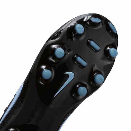 Nike Kids  Tiempo Academy Firm Ground Football Boots Black/Blue 