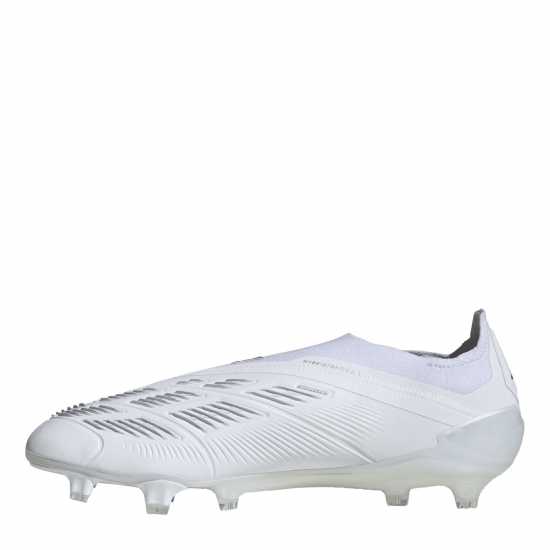 Adidas Predator Elite Laceless Juniors Firm Ground Football Boots ftwr бяло 