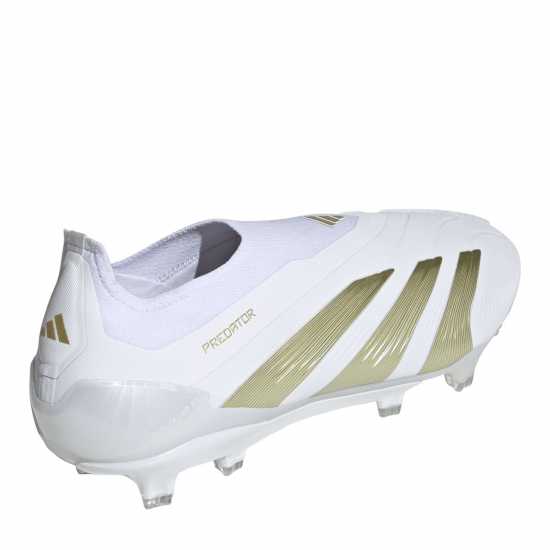 Adidas Predator Elite Laceless Juniors Firm Ground Football Boots ftwr бяло 