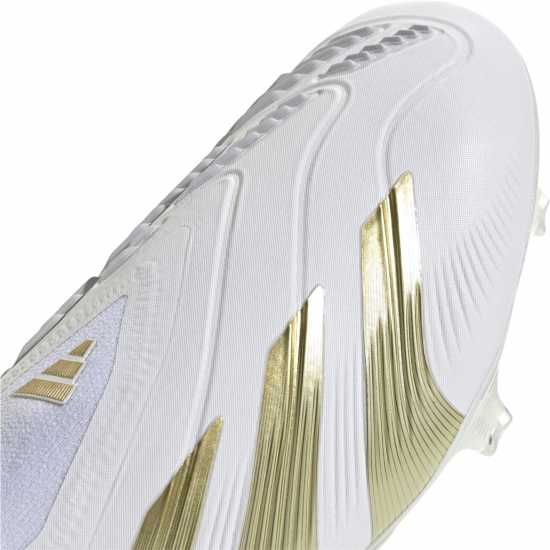 Adidas Predator Elite Laceless Juniors Firm Ground Football Boots ftwr бяло 