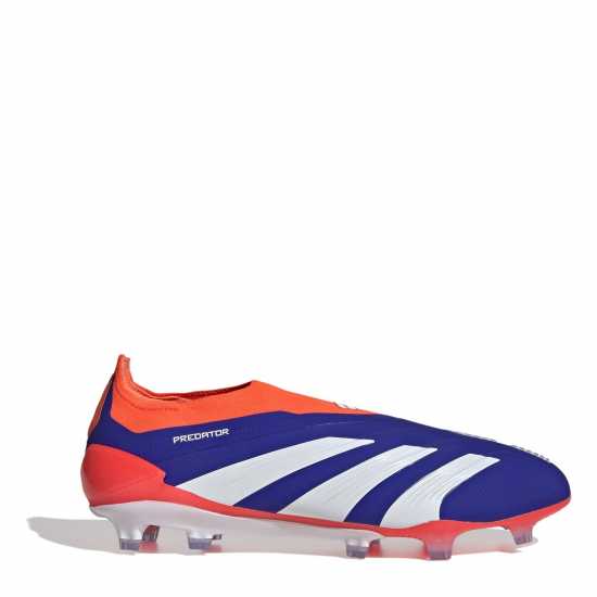 Adidas Predator Elite Laceless Juniors Firm Ground Football Boots бистър син 