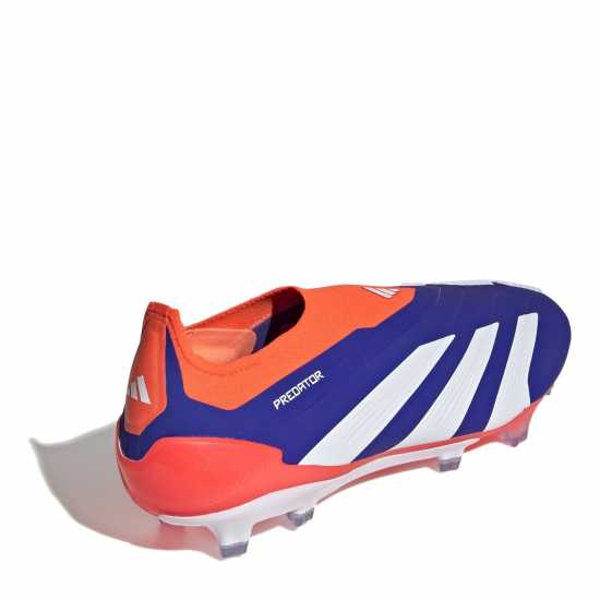 Adidas Predator Elite Laceless Juniors Firm Ground Football Boots бистър син 