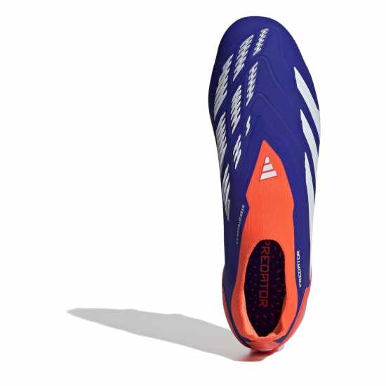 Adidas Predator Elite Laceless Juniors Firm Ground Football Boots бистър син 