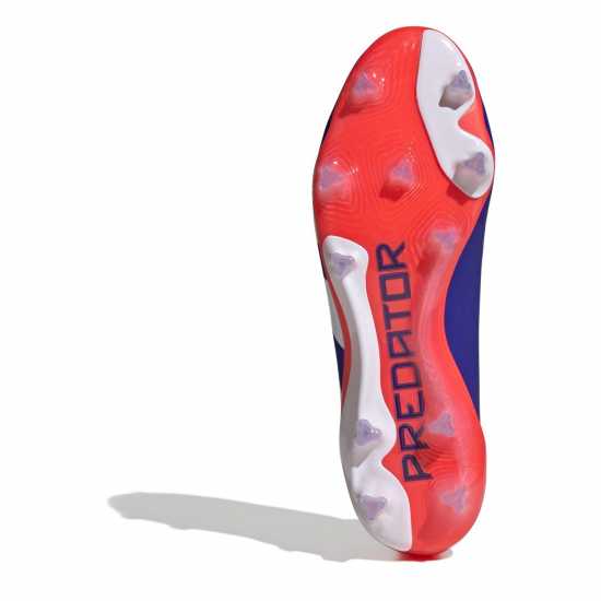 Adidas Predator Elite Laceless Juniors Firm Ground Football Boots бистър син 