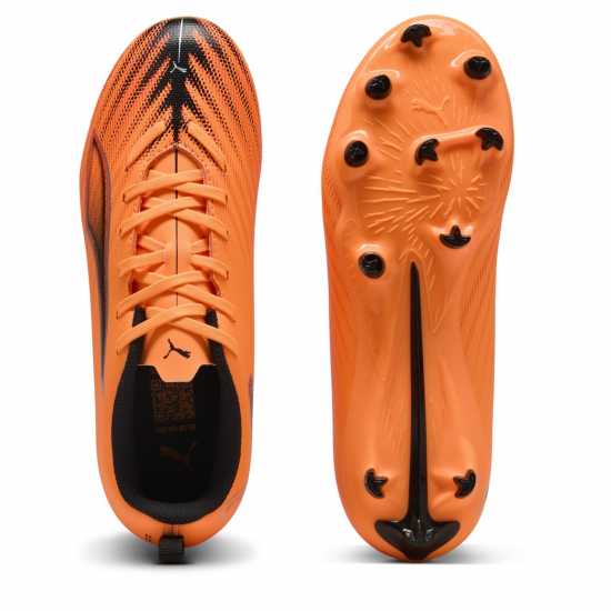 Puma Ultra 6 Match Juniors Firm Ground Football Boots Оранжево/Черно Puma Ultra 6 Match Juniors Firm Ground Football Boots Оранжево/Черно
