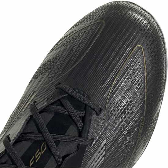 Adidas F50 Elite Juniors Firm Ground Football Boots Черно/сребро Детски футболни бутонки