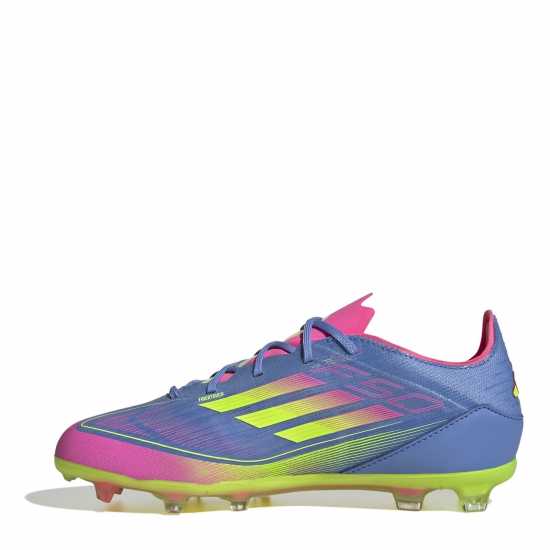 Adidas F50 Elite Juniors Firm Ground Football Boots Син/Лимон 