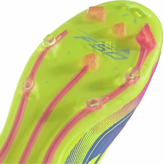 Adidas F50 Elite Juniors Firm Ground Football Boots Син/Лимон 