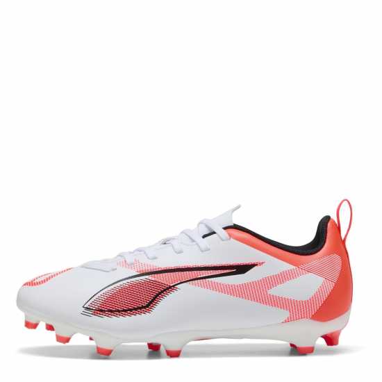 Puma Детски Футболни Бутонки Ultra Play Firm Ground Football Boots Juniors Бяло/Червено Детски футболни бутонки