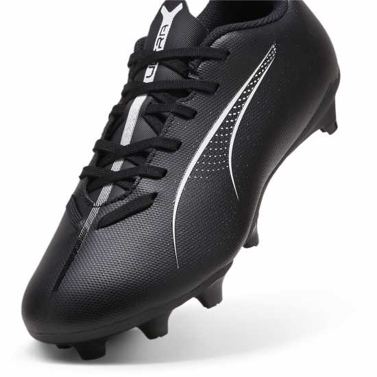 Puma Детски Футболни Бутонки Ultra Play Firm Ground Football Boots Juniors Черно/Бяло Детски футболни бутонки