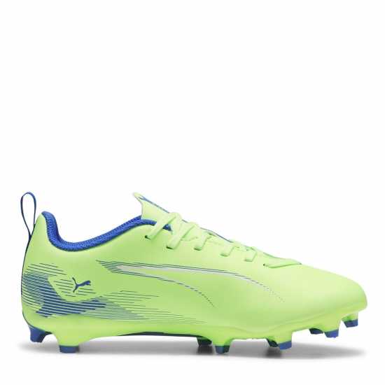 Puma Детски Футболни Бутонки Ultra Play Firm Ground Football Boots Juniors Зелено/Бяло/Синьо Детски футболни бутонки