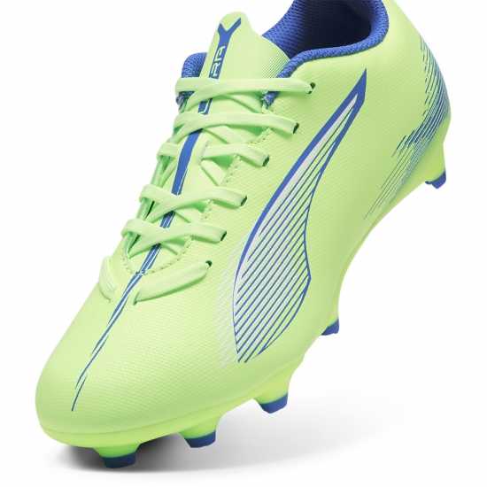 Puma Детски Футболни Бутонки Ultra Play Firm Ground Football Boots Juniors Зелено/Бяло/Синьо Детски футболни бутонки