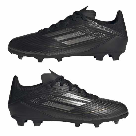 Adidas F50 League Junior Firm Ground Football Boots Черно/сребро Adidas F50 League Junior Firm Ground Football Boots Черно/сребро