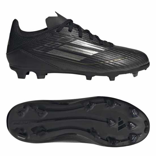 Adidas F50 League Junior Firm Ground Football Boots Черно/сребро Adidas F50 League Junior Firm Ground Football Boots Черно/сребро