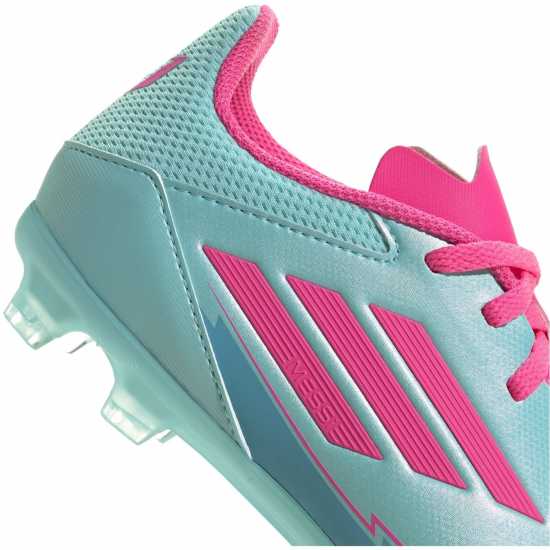 Adidas F50 League Junior Firm Ground Football Boots Синьо/Розово Adidas F50 League Junior Firm Ground Football Boots Синьо/Розово