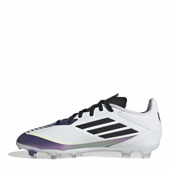 Adidas F50 League Junior Firm Ground Football Boots Бяло/Лилаво Adidas F50 League Junior Firm Ground Football Boots Бяло/Лилаво