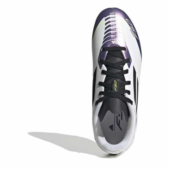 Adidas F50 League Junior Firm Ground Football Boots Бяло/Лилаво Adidas F50 League Junior Firm Ground Football Boots Бяло/Лилаво