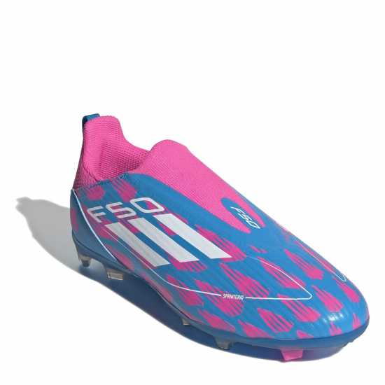 Adidas F50 League Laceless Junior Firm Ground Football Boots  
