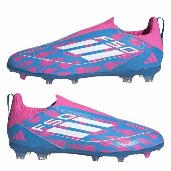 Adidas F50 League Laceless Junior Firm Ground Football Boots  