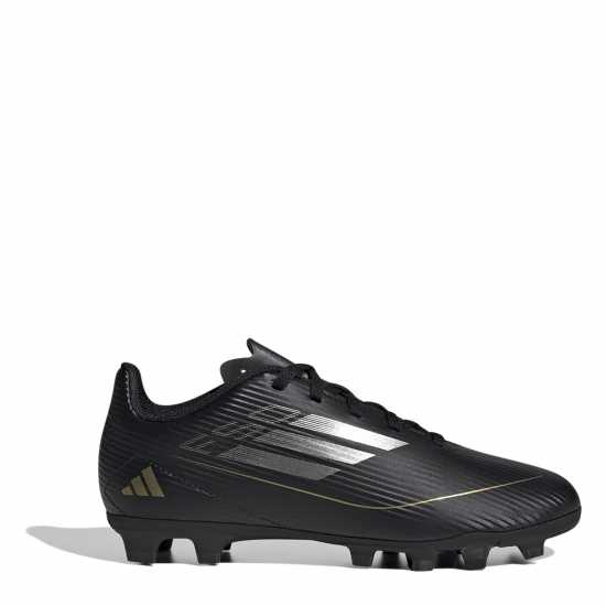 Adidas F50 Club Juniors Firm Ground Football Boots Черно/сребро Футболни стоножки