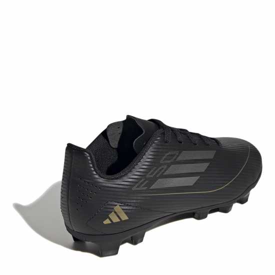Adidas F50 Club Juniors Firm Ground Football Boots Черно/сребро Футболни стоножки