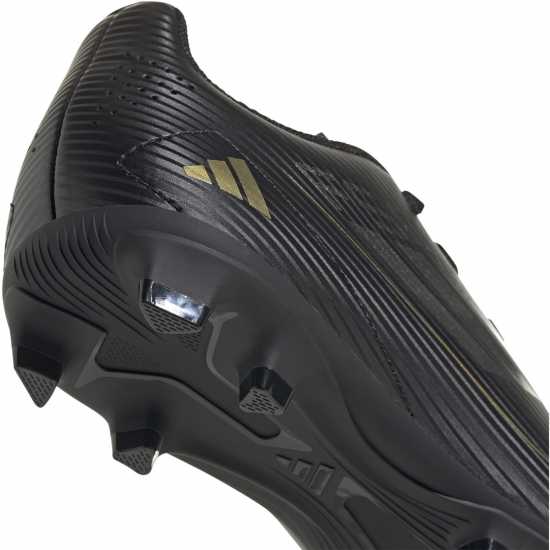 Adidas F50 Club Juniors Firm Ground Football Boots Черно/сребро Футболни стоножки