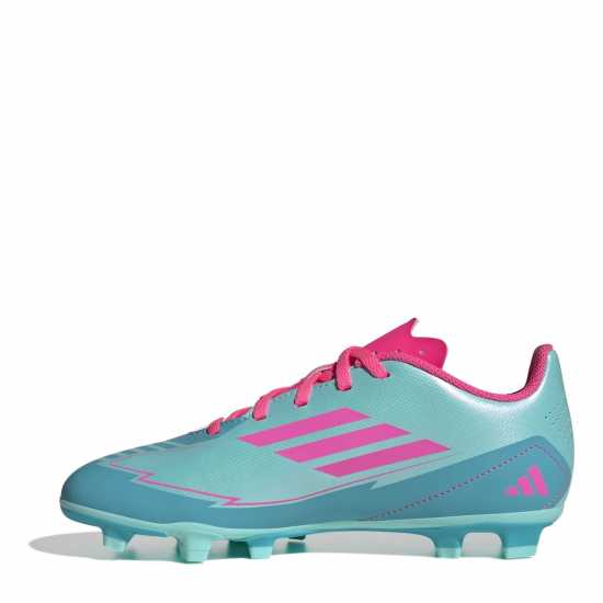 Adidas F50 Club Juniors Firm Ground Football Boots Blue/Pink 