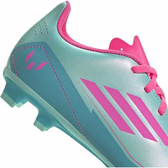 Adidas F50 Club Juniors Firm Ground Football Boots Blue/Pink 