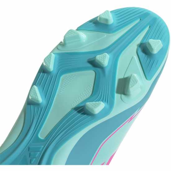 Adidas F50 Club Juniors Firm Ground Football Boots Blue/Pink 