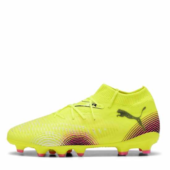 Puma Future 8 Pro Junior Artificial Ground Football Boots Жълто/Черно Детски футболни бутонки