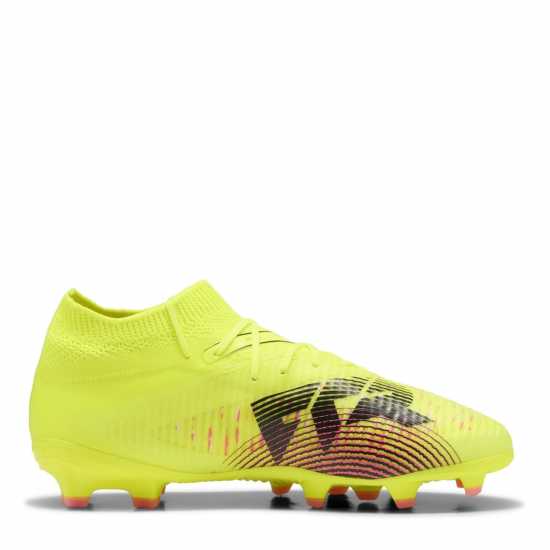 Puma Future 8 Pro Junior Artificial Ground Football Boots Жълто/Черно Детски футболни бутонки