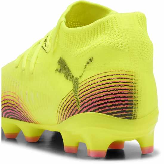 Puma Future 8 Pro Junior Artificial Ground Football Boots Жълто/Черно Детски футболни бутонки