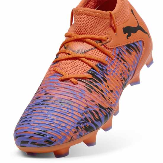 Puma Детски Футболни Бутонки Future 8 Match Artificial Ground Football Boots Juniors Оранжево/Черно Детски футболни бутонки