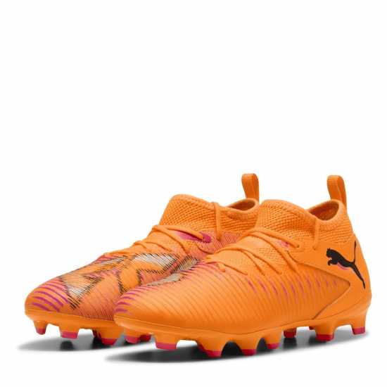 Puma Детски Футболни Бутонки Future 8 Match Artificial Ground Football Boots Juniors Оранжево/Черно Puma Детски Футболни Бутонки Future 8 Match Artificial Ground Football Boots Juniors Оранжево/Черно