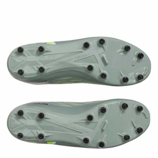 Under Armour Kids' Mag Select Firm Ground Football Boots Green 