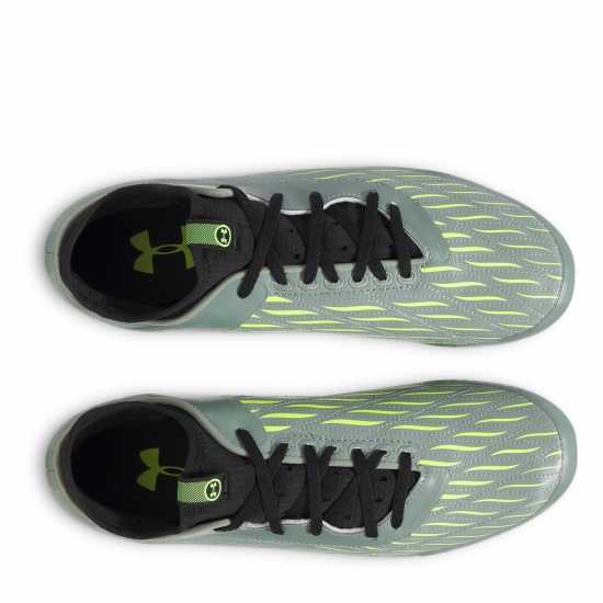 Under Armour Kids' Mag Select Firm Ground Football Boots Green 